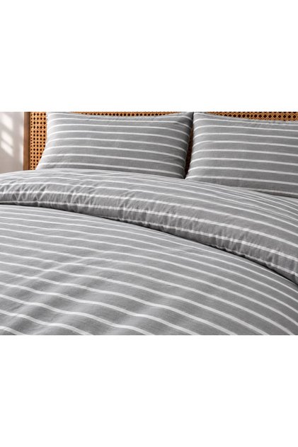 80% Cotton Duvet Cover Set with Striped Elastic Sheets (Measures 200X220Cm.)