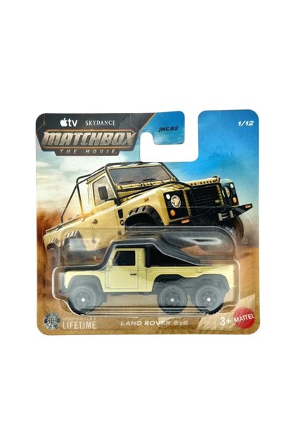 Модел на автомобил, Land Rover 6x6, кремав, мащаб 1:64