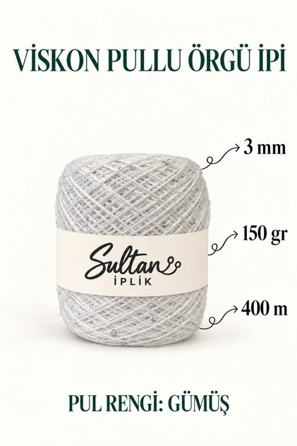 150GR-VİSCON PULLU ÖRGÜ İPİ