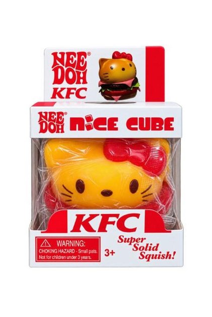 x KFC Nice Cube Super Solid Squish Toy – Burger Character Squishy Fidget Toy