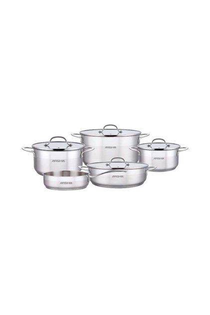 Cookwares Set Stainless Steel 9-piece Stainless Steel Cookware