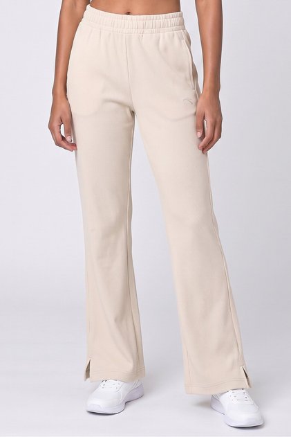 Women Relaxed Fit Yoga Sweatpants, Beige