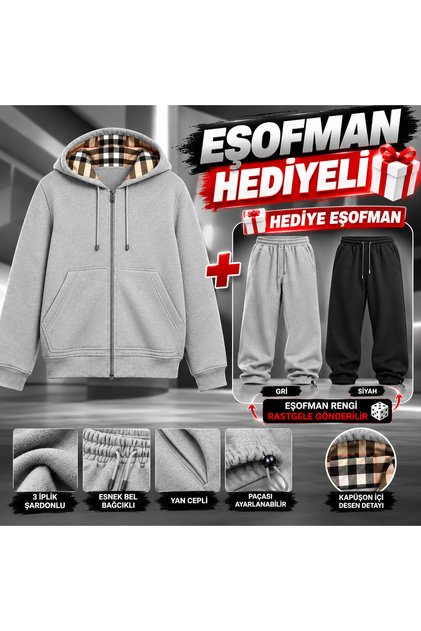 BU7B€RRY EKOSELİ DRİP ÇELİK FERMUARLI 3 İPLİK ŞARDONLU HIRKA