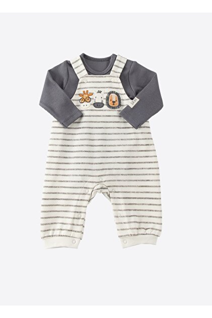 Organic Hero Salopet 2-Piece Set Gray