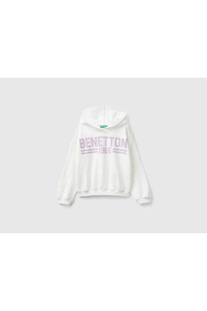 Girls Hooded Long-Sleeve Sweatshirt
