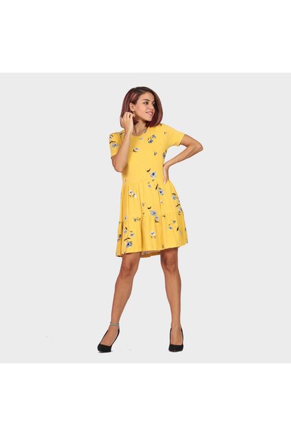 Floral Short Dress