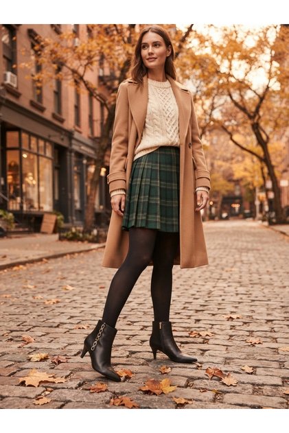 Ac665185 Zippered Short Heel Stylish Women's Boots with Inner Jardon