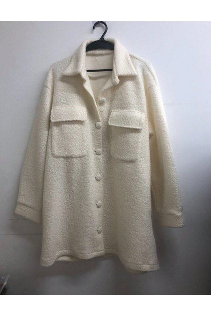 Jacheta Oversize, Ecru