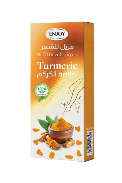 Natural Sugar Wax Hair Remover with Turmeric Extract – 100g, 100% Natural Sugaring Paste for Smooth, Hair-Free Skin