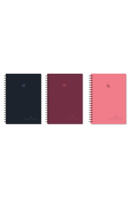 Karton Kapak, Tone in Tone Defter,100 Yaprak,Kareli,80 gr Kağıt, Siyah Spiral