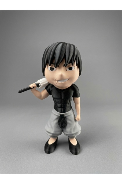 Toji Fushiguro Figür 15 cm – Jujutsu Kaisen Chibi Anime Figürü