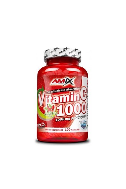 Vitamina C cu Măcești 1000 mg - Vitamina C, 100 capsule