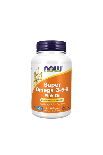 Super Omega 3-6-9 1200 mg - Acizi grași esențiali, 90 capsule moi