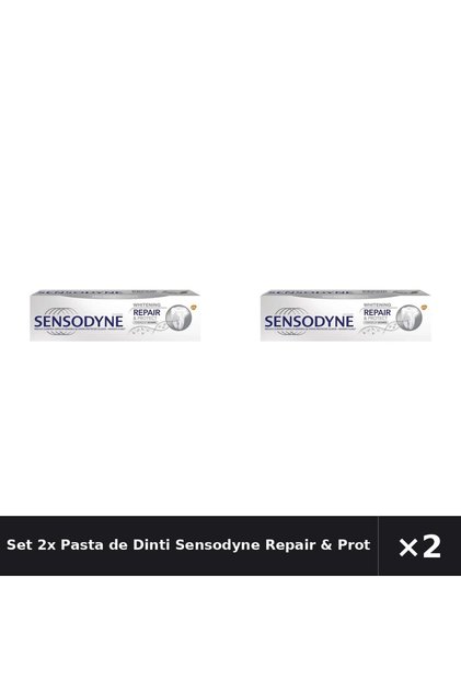 Set 2x Pastă de dinți Repair & Protect Whitening, 75 ml