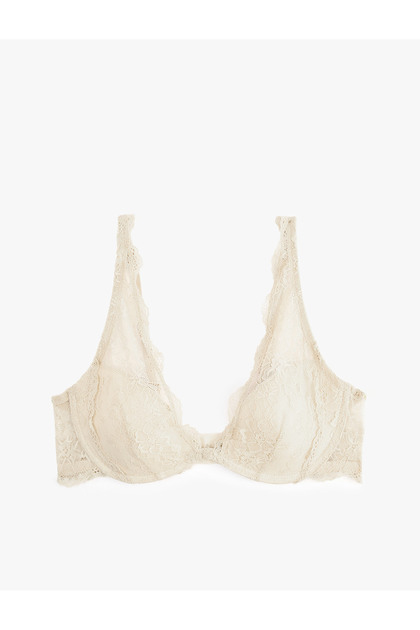 Comfortable Fit Non-Padded Underwire Lace Bra