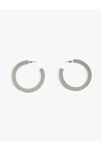 Steel Hoop Earrings