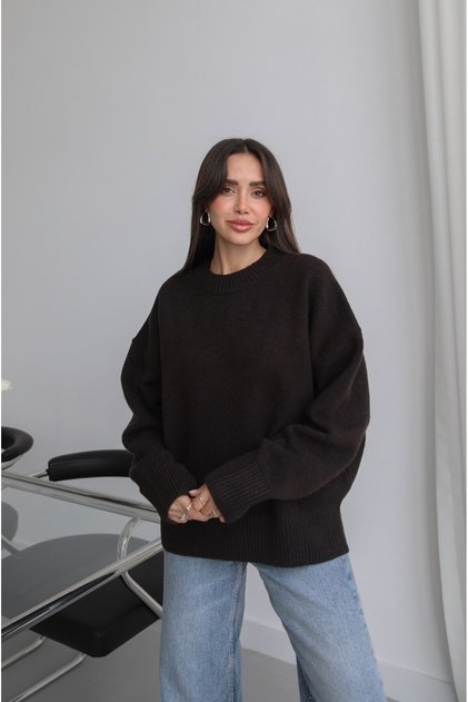 Acı Kahve Rare Wool Blend Premium Sweater