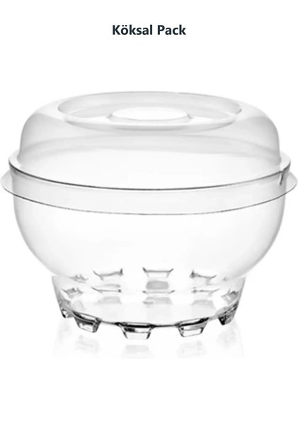 280 Cc Mica Bowl with Lid, 10 Pieces for Serving Desserts, Appetizers, and Salads