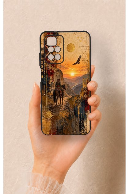 Redmi 10 2022 Compatible Steppe Passenger Patterned Silicone Case