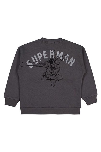 Logo Printed 6-9 Years Old Sweatshirt - Gray 6-7 Years Old