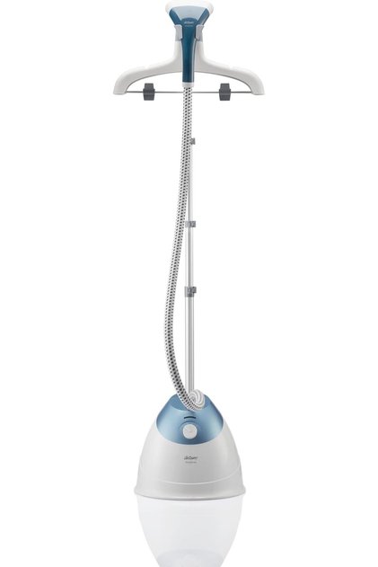 Steamflex Vertical Garment Steamer AR6047, 1600W Powerful Clothes Steamer, 2.5L Removable Water Tank, 45 Min Continuous Steam, 3 Adjustable Levels, Hanger & Fabric Brush, White/Blue