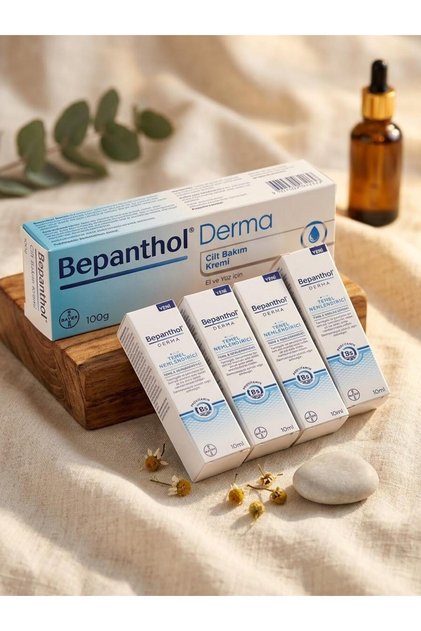 Derma Cilt Bakım Kremi 100 g + 4 adet Derma Temel Nemlendirici HEDİYE