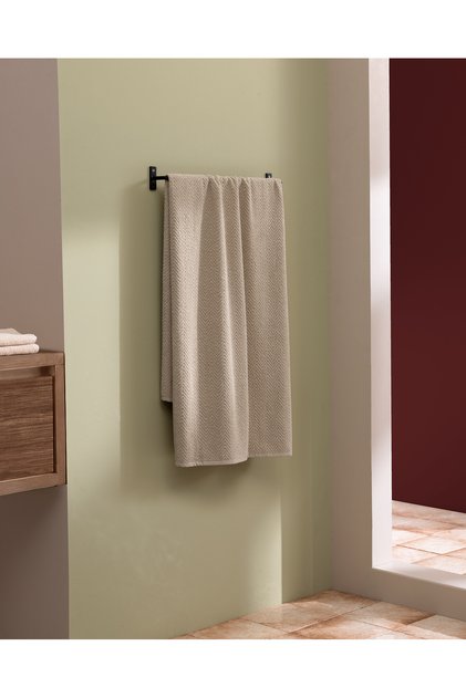 Neo 100% Cotton Bath Towel - Beige - 70X140 cm