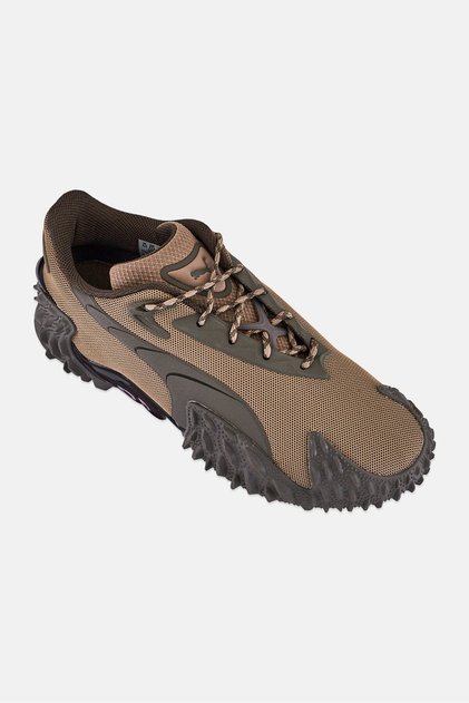 Men Mostro X Dots Lace Up Outdoor Shoes, Dark Brown