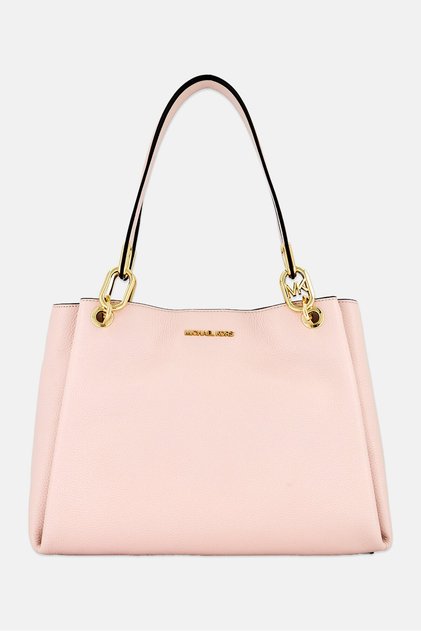 Women Brand Logo Tote Bag, Light Pink