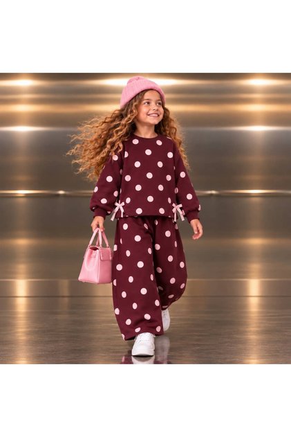 Girl's Polka Dot Suit