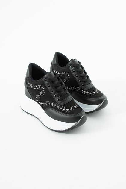 Mdln 954 Stone Detailed Hidden Heel Sports Shoes
