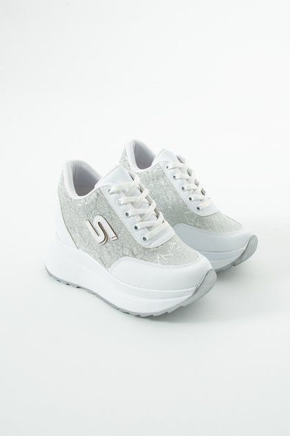 Mdln 953 Patterned Sports Shoes with Hidden Heels