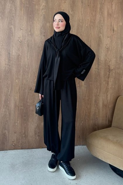 Set de brățări Arma, negru