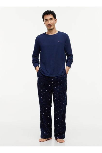 Pijama Takım, L, Lacivert