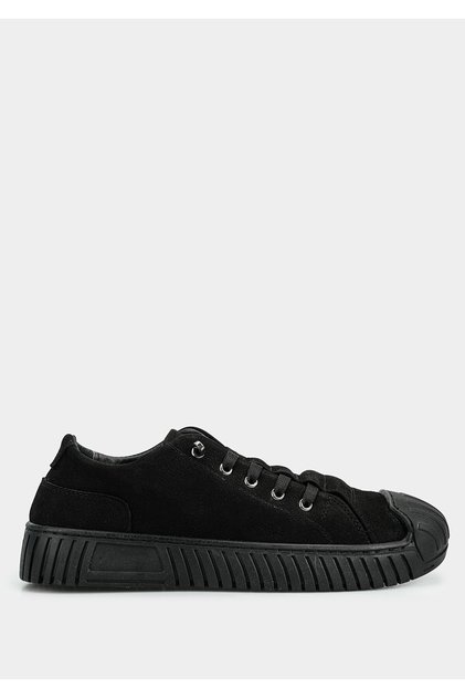 Black Leather Women's Shoes