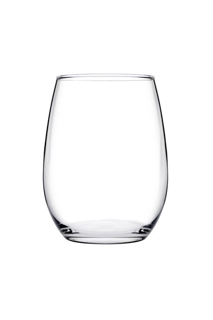 6 Pieces Amber Large Tumbler Set 570 Ml Clear