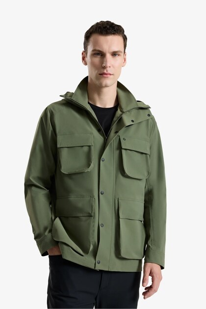 3l Moto Jacket Erkek Green Isr-7007