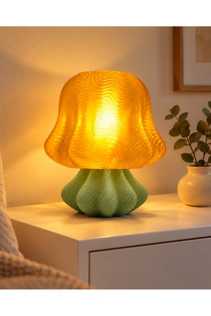 Spacera / Bohem Retro Abajur, Masa Lambası Modern Tasarım (Ampul Dahil)