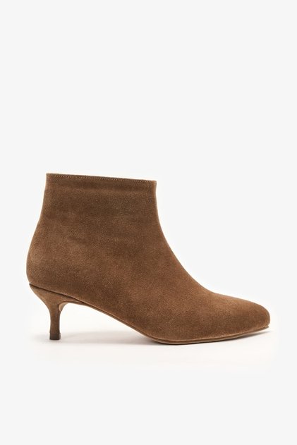 Nemesis Sigaro Suede Leather Kitten Heel Boots