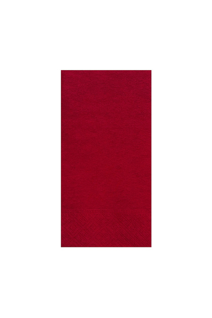 33x33 Cm 2 Katlı 1/8 Katlama 20'li Mürdüm Bordo Renkli Kağıt Peçete