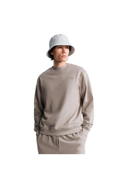 F0A8FXA2MB1-R M Tnf Essentıal Terry Sımple Dome Relaxe Erkek Sweatshirt Sütlü Kahve