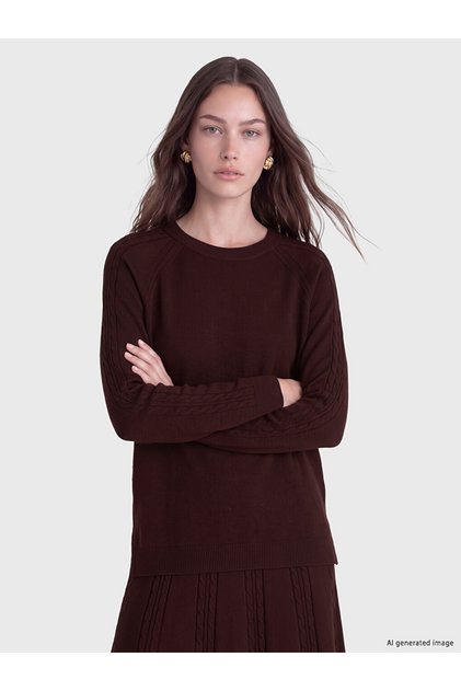 Timeless Clothing & Timeless Choices Zero Roba Collar Women's Knitwear Sweater