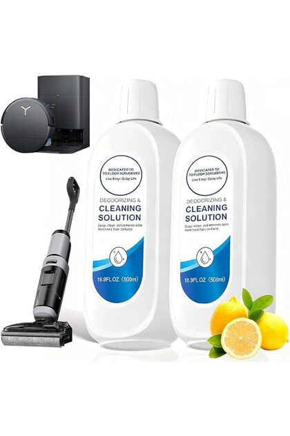 Floor Cleaning Solution Compatible for All Robot Vacuum Cleaners and Dry/Wet Floor Cleaners, Deep Cl
