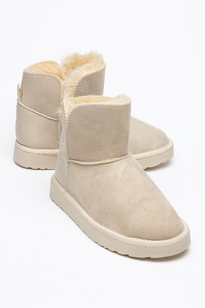 Aspen Women's Thick Sole Fur Lined Mink Suede Boots