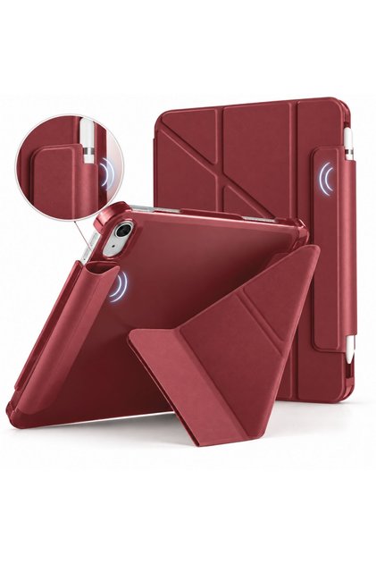 Apple iPad 11.Nesil A16 11inç/10.Nesil 10.9inç Kılıf Ön Kapak Mıknatıslı Kilitleme Kick Case