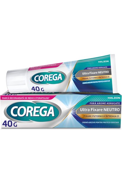 Cremă fixatoare ultra-neutruă pentru proteze dentare, 40 g