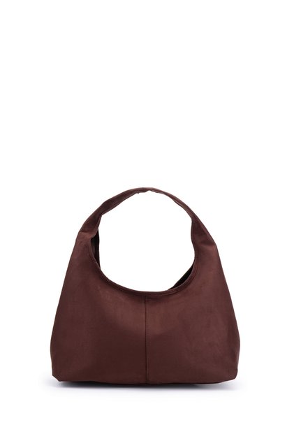 Suede Hobo Casual Draped Nora Shoulder Bag