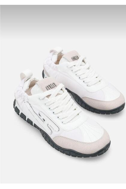 Ankle Elastic Lace-Up Shoes