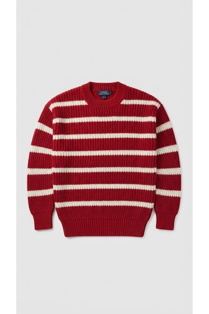 Girl's Crew Neck Thick Knitted Sweater 6/14 Years