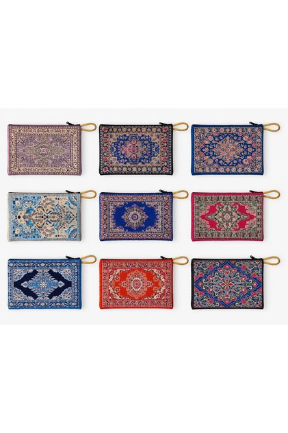 25 adet ASTARLI Etnik Desen Söz-Nişan- Kına Hediyelik Cüzdan Karışık Desen (Kartsızdır) 10*15
